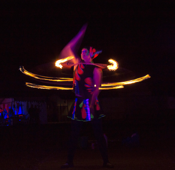 fire hula hoop, fire circus, Australia, Canberra