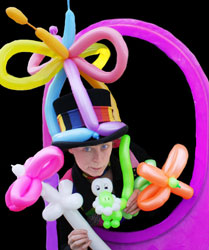 children's entertainment and party solutions. Balloon twisting, balloon art, balloon modeling and circus performers