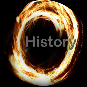 past gigs shows and events as well as the history of the fire troupe