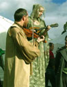 celtic stilt walkers