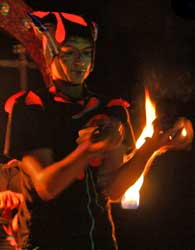 Fire entertainer, Australian, Canberra