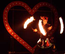 Fire entertainer, Australian, Canberra