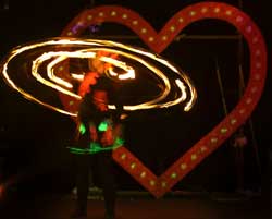 Fire entertainer, Australian, Canberra