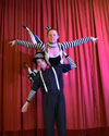 high stilts stripes and tricks