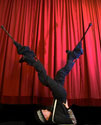 inverted stilt performer