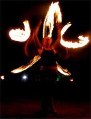 enchant fire show