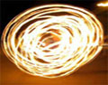 fire skipping rope in action at the national celtic festival australia